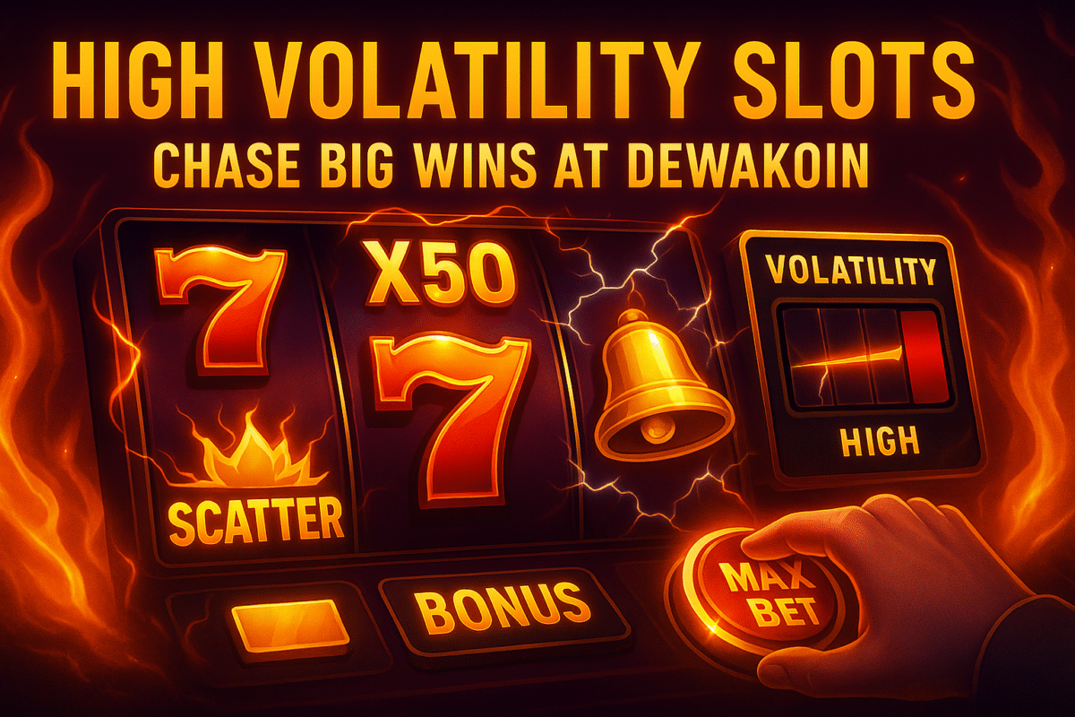 High Volatility Slots: Chase Big Wins with the Right Strategy at Dewakoin