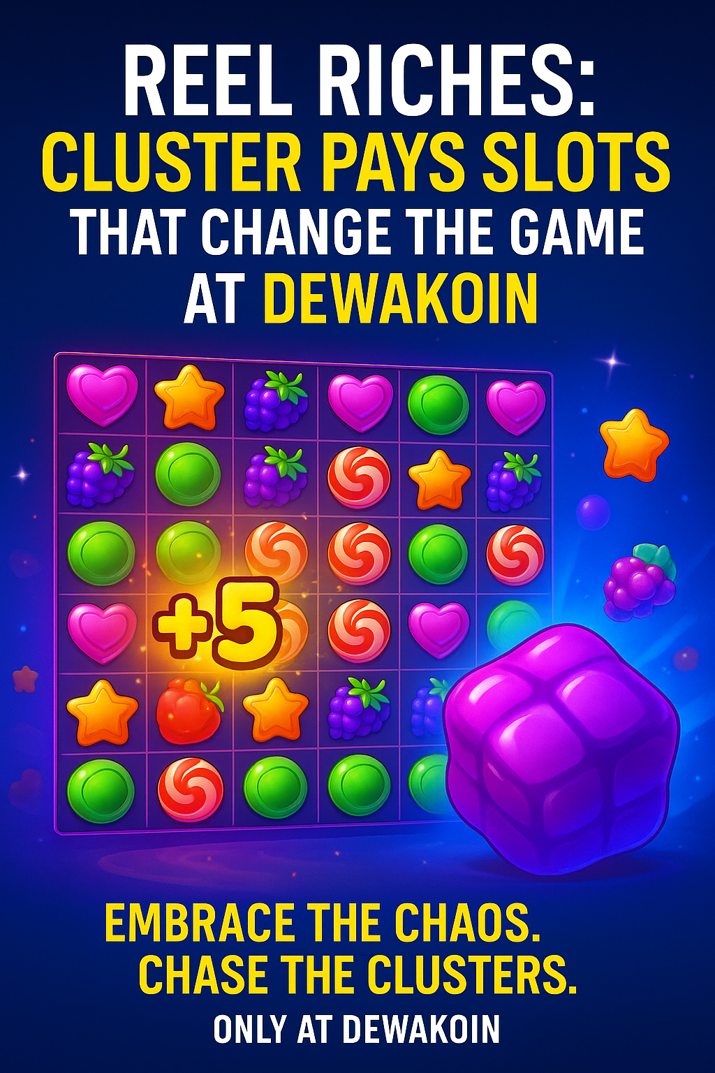 Reel Riches: Cluster Pays Slots That Change the Game at Dewakoin
