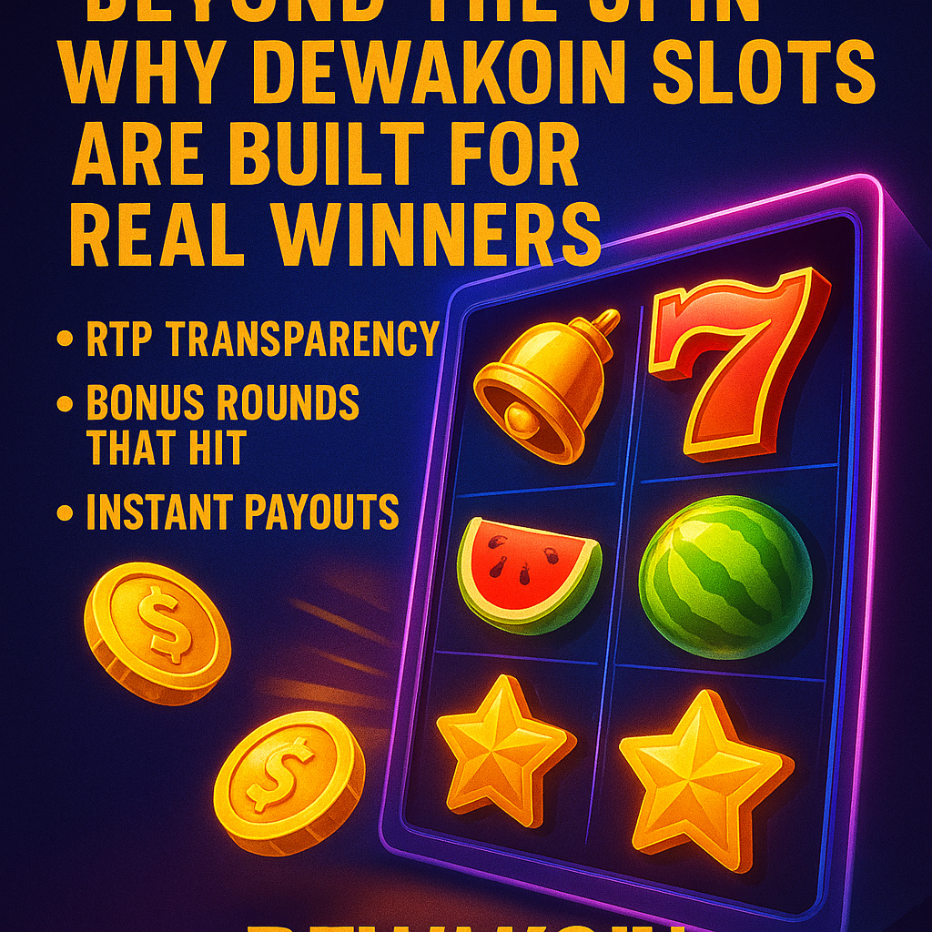 Beyond the Spin: Why Dewakoin Slots Are Built for Real Winners