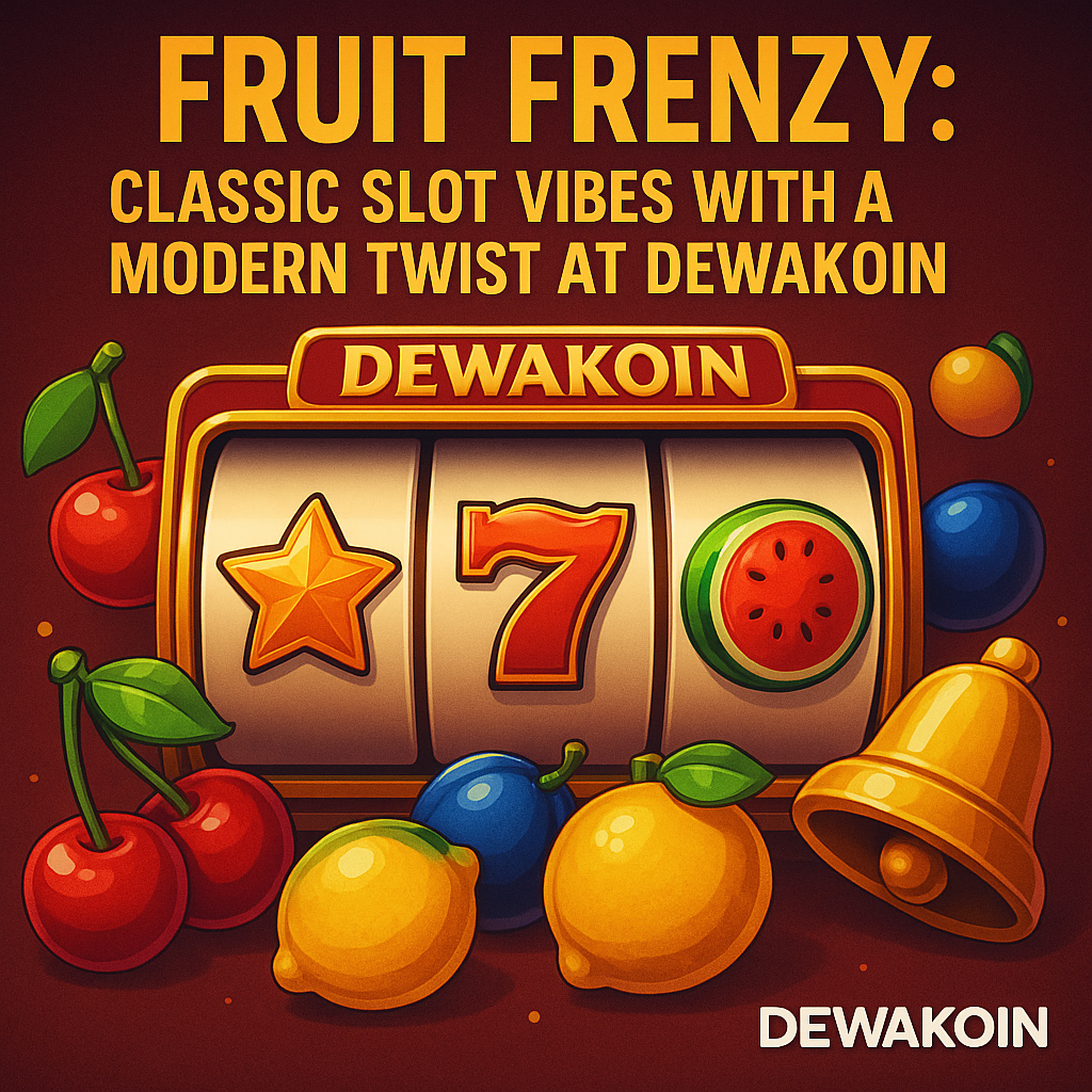 Fruit Frenzy: Classic Slot Vibes with a Modern Twist at Dewakoin