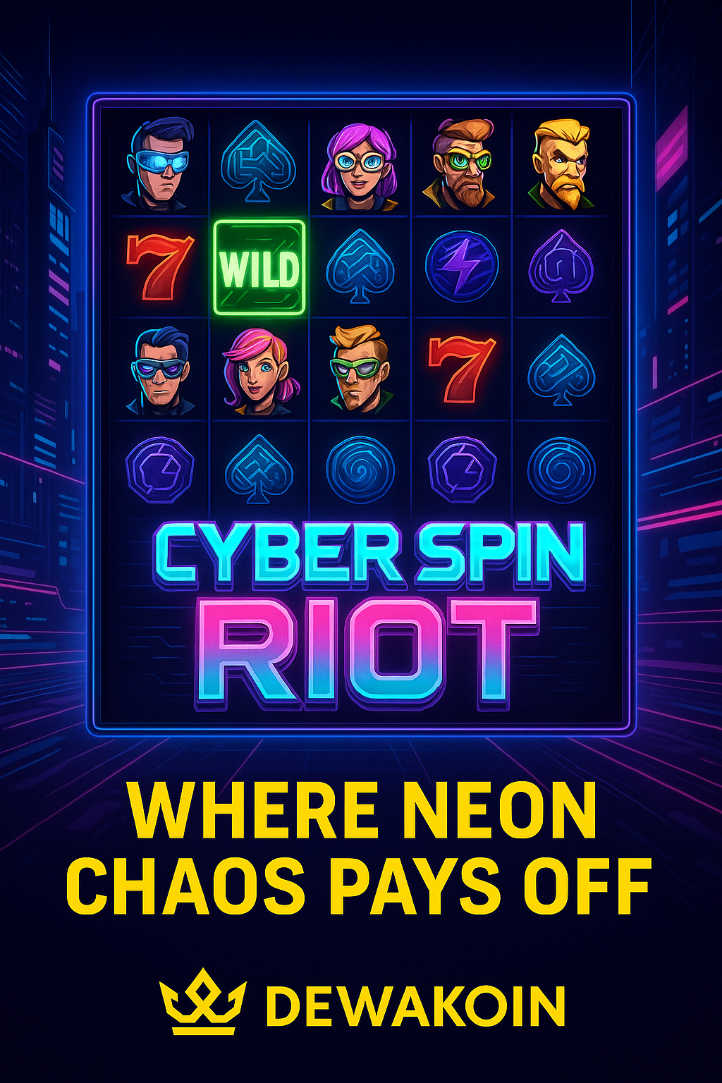 Cyber Spin Riot: Where Neon Chaos Pays Off