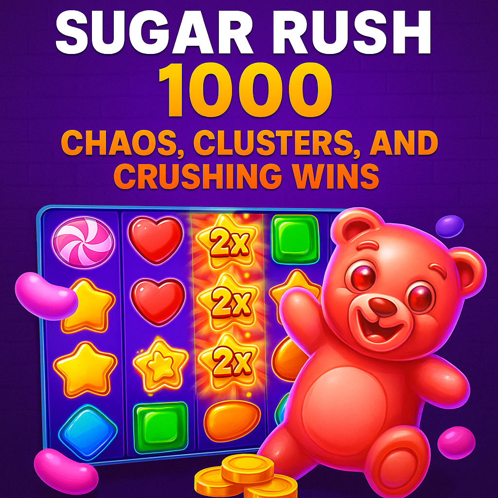 Game Spotlight: Sugar Rush 1000 – Chaos, Clusters, and Crushing Wins at Dewakoin