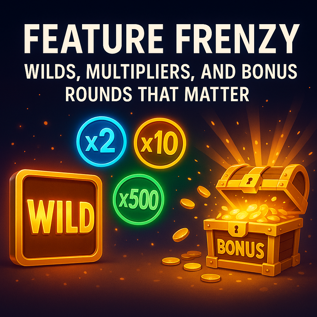 Feature Frenzy: Wilds, Multipliers, and Bonus Rounds That Matter